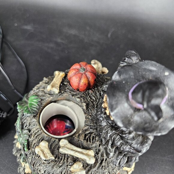 Halloween Light Up Boo Tree Figurine Witch Pumpkin Ghosts Sound Motion 19" WORKS - Picture 11 of 16